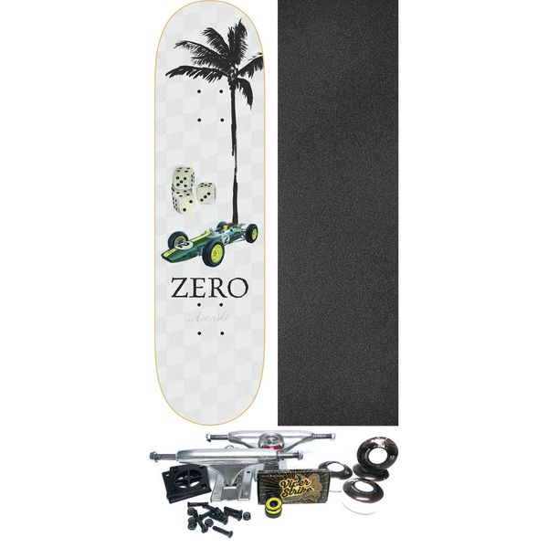 Zero Skateboards Adam Arunski Fast Times Skateboard Deck - 8.37" x 32" - Complete Skateboard Bundle